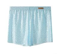 Volakebeing Herren Boxer Lose, Jacquard Nahtlos, Transparent Schlafshorts | Für Sommer Tage, Leicht & Transluzent, Perfekt für Herren, Nahtlos Stoff, Loose Fit