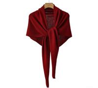 Volakebeing Unisex Wollmix Strickschal Leicht Atmungsaktiv Ganzjährig | Mischung aus Wolle, Acryl, Polyester; weich, atmungsaktiv, hautfreundlich für ganztägigen Komfort