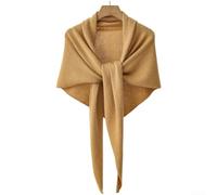 Volakebeing Unisex Wollmix Strickschal Leicht Atmungsaktiv Ganzjährig | Mischung aus Wolle, Acryl, Polyester; weich, atmungsaktiv, hautfreundlich für ganztägigen Komfort