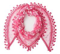 Volakebeing Weicher Polyester Dreieckstuch Damen Spitze Fashion Schal | Zartes Spitzendesign, weiches Polyestergewebe, elegante für optik für jeden Anlass