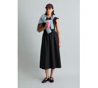 Volant-Jerseykleid flared blau XXL
