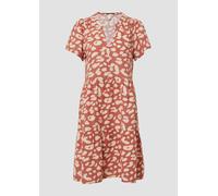 QS Volantkleid aus Musselin Papaya 36