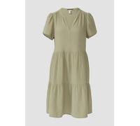 Volantkleid aus Musselin 44 Grün 2166865.7297.44