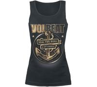Volbeat Anchor Frauen Top schwarz XL 100% Baumwolle Band-Merch, Bands, Nachhaltigkeit
