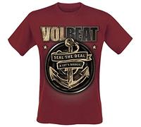 Volbeat Anchor T-Shirt rot in XL