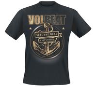 Volbeat Anchor T-Shirt schwarz in 4XL