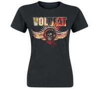 Volbeat Burning Skullwing T-Shirt schwarz in S