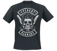 Volbeat Denmark Skull T-Shirt schwarz in 4XL