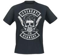 Volbeat Denmark Skull Unisex T-Shirt schwarz