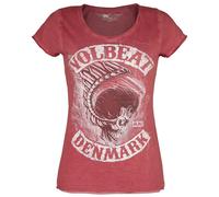 Volbeat Denmark T-Shirt rot in XL