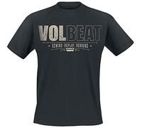 Volbeat Distressed Logo T-Shirt schwarz in 3XL