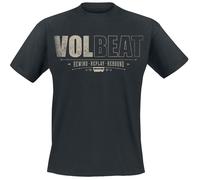 Volbeat Distressed Logo T-Shirt schwarz in XL