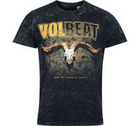 Volbeat Goat Skullwall T-Shirt grau in L