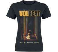 Volbeat God of Angels Trust Frauen T-Shirt schwarz S 100% Baumwolle Band-Merch, Bands