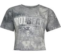 Volbeat Logo Frauen T-Shirt grau 4XL 100% Baumwolle Band-Merch, Bands