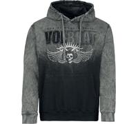 Volbeat Logo Kapuzenpullover grau in XL