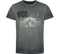 Volbeat Logo T-Shirt grau in L