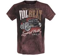 Volbeat Louder and Faster Männer T-Shirt rost XXL 100% Baumwolle Band-Merch, Bands