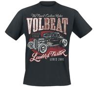 Volbeat Louder and Faster Männer T-Shirt schwarz 4XL 100% Baumwolle Band-Merch, Bands, Nachhaltigkeit
