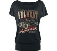 Volbeat Louder and Faster Frauen T-Shirt schwarz L 95% Viskose, 5% Elasthan Band-Merch, Bands