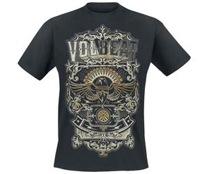 Volbeat Old Letters T-Shirt schwarz in 5XL