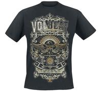 Volbeat Old Letters T-Shirt schwarz in M