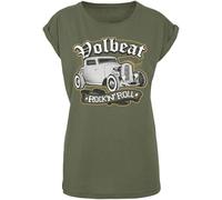 Volbeat Rock'N'Roll Damen-T-Shirt - oliv - Offizielles Merchandise XXL