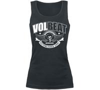 Volbeat Skullwing Ribbon Top schwarz in M
