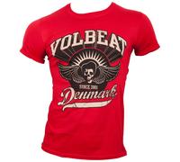 Volbeat - T-Shirt Rise From Denmark - rot S