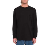 Volcom Stone Blanks Basic Langarm-t-shirt (Herstellerartikelnummer: A3632406-BLK-S)