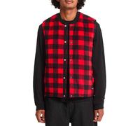 Volcom - ärmellose Wendejacke - Bowered Vest Lifeguard Red für Herren - Größe L - Rot Rot L