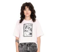 Volcom B3512410 / DRUMSTONE TEE Damen Kurzarm Cropped T-Shirt (Box Fit) modisch, LCA, S