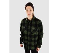 Volcom Bowered Fleece Hemd dark pine Herren Gr. S