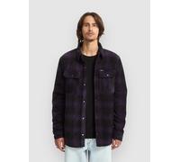 Volcom Bowered Fleece Hemd dark purple Herren Gr. S