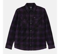 Volcom Bowered Fleece Hemd dark purple Herren Gr. M