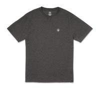 Volcom - Circle Blanks HTH SST - T-Shirt, Gr. M, grau (HeatherBlack)