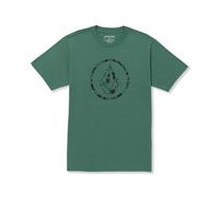 Volcom Circle Stone Herren-T-Shirt, kurzärmelig, Surplus Green, L