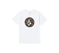 Volcom Crisp Stone Herren-T-Shirt, kurzärmelig, Weiß 324, Mittel