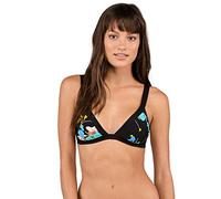 Volcom Damen Bikini Oberteil Buds Forever Bikini Top Oberteil Damen Schwarz, Black, M, O1421701BLK
