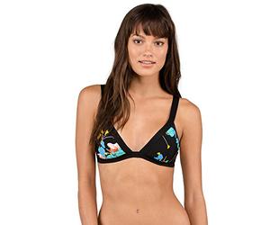 Volcom Damen Bikini Oberteil Buds Forever Bikini Top Oberteil Damen Schwarz, Black, M, O1421701BLK