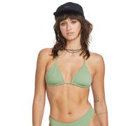 VOLCOM Damen Bikinioberteil Simply Seamless hellgrün | S