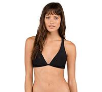 Volcom Damen Bikinioberteil Simply Solid Neckholder, schwarz, X-Small