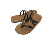 Volcom Damen Easy Breezy Strappy Flat Slide Sandal Flipflop, New Black, 39 EU