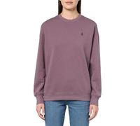 Volcom Damen Essential Crew Fleece Snowboard Winter Sweatshirt Kapuzenpullover, Dusty Lavender S5, XL