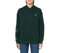 Volcom Damen Essential Hooded Snowboard Riding Fleece Hoodie Kapuzenpullover, Scarab S5, M