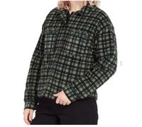 Volcom Damen Fleece Jacke Wowered grün : S