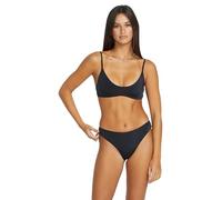 Volcom Damen Simply Seamless Cheekini Badeanzug Bikinihose, Schwarz S125, M
