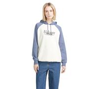 Volcom Damen Truly Stoked Ovesized Bf Hooded Fleece Sweatshirt Kapuzenpullover, Knochen, S