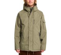 Volcom - Dicke Jacke mit Kapuze - Stoke Stone II 10K Jacket Wintermoss für Herren - Größe L - Grün Grün L