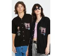 Volcom - Fa F Rygalski Black - Hemd - Schwarz - XL - 100% Viskose,Viskose Schwarz XL